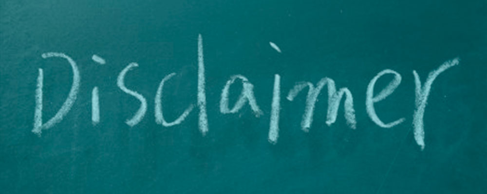 Disclaimer